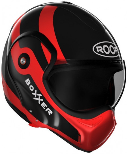 CASQUE ROOF RO9 BOXXER FUZO NOIR ROUGE M/58