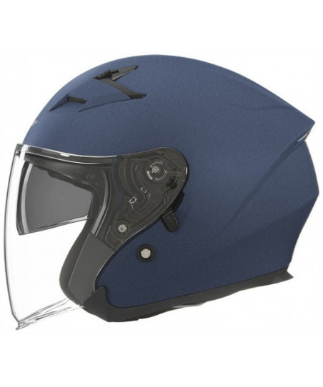 CASQUE NOX JET BLEU METALISE