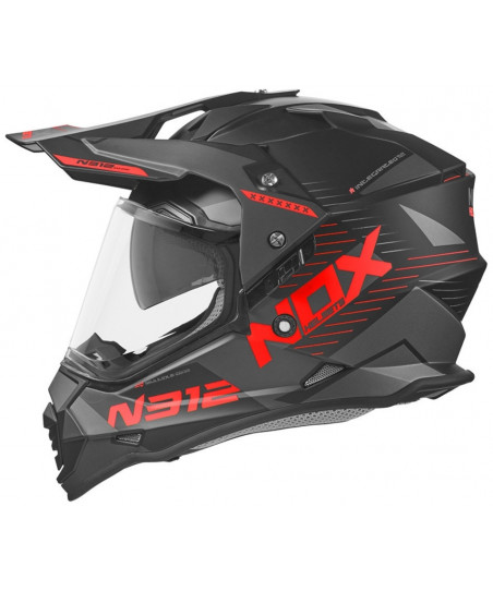 NOX CASQUE CROSS N312 EXTEND NOIR MAT RO